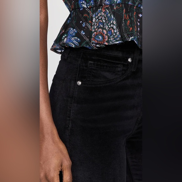 Veronica Beard Velvet Flared Pants - Picture 8 of 12